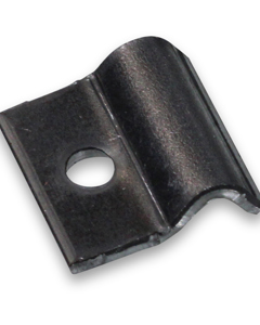 Clamp single f/fastening wire mesh at post